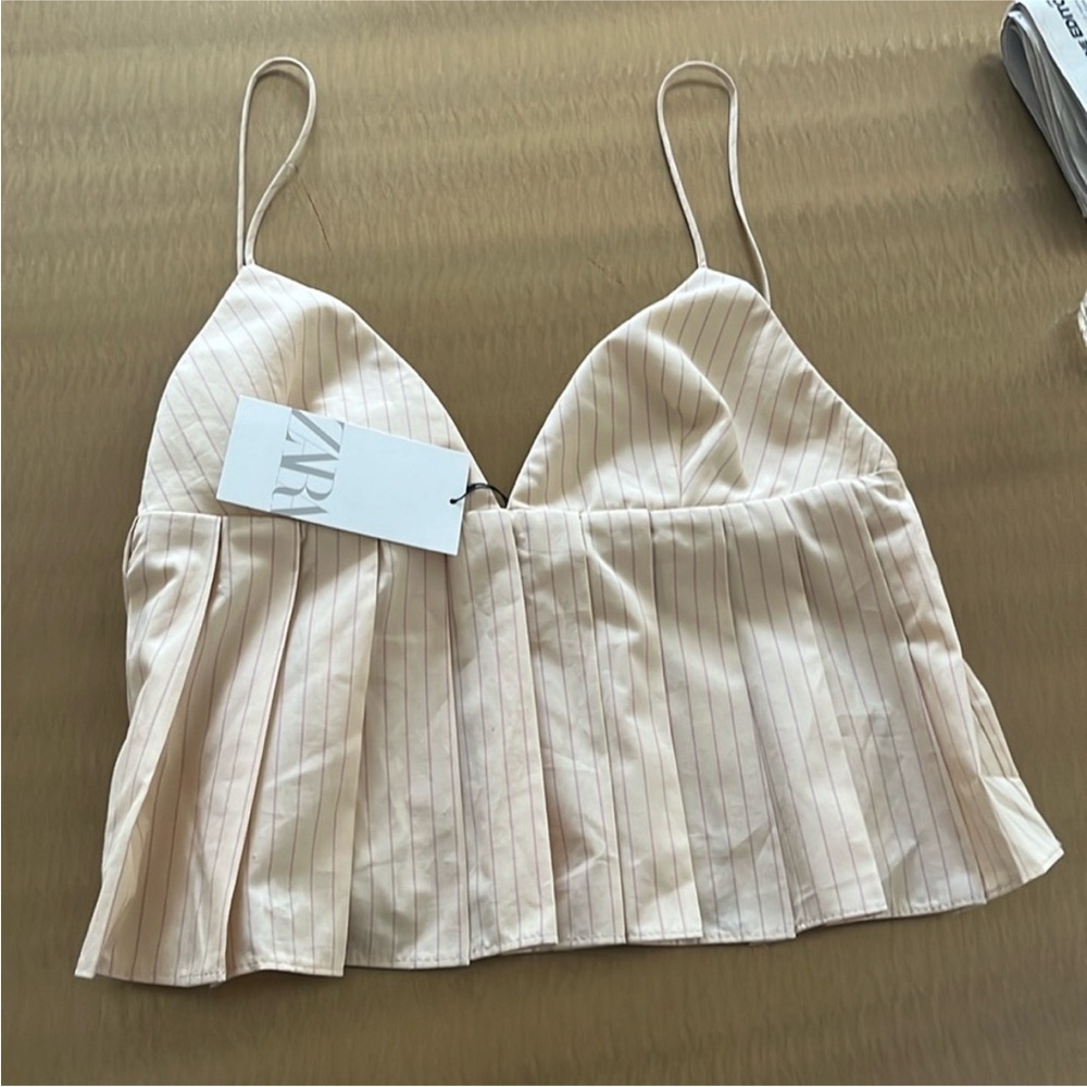 Striped crop top
